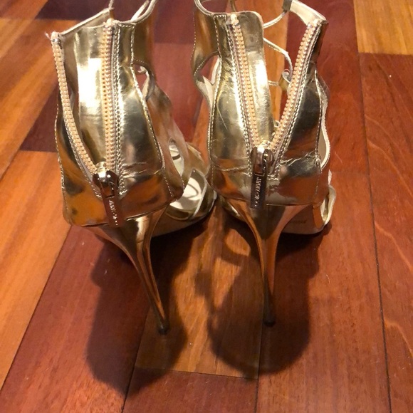 Jimmy choo gold heels - Picture 4 of 8